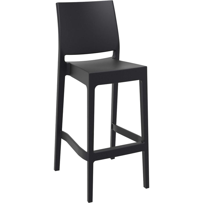 Siesta Maya Bar Stool 75cm (Dry Bar Height) (Dry Bar Height) - Black