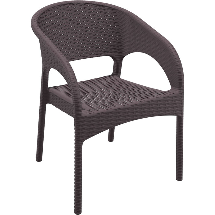 Siesta Panama Arm Chair - Chocolate