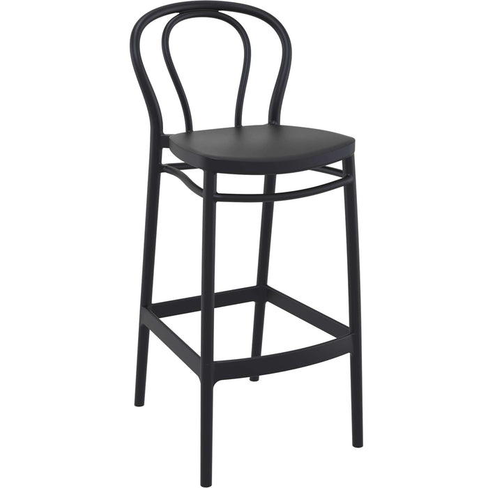 Siesta Victor Bar Stool 75cm (Dry Bar Height) - Black