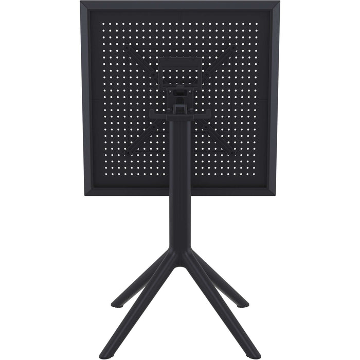 Siesta Sky Folding Table 60 Square - Black