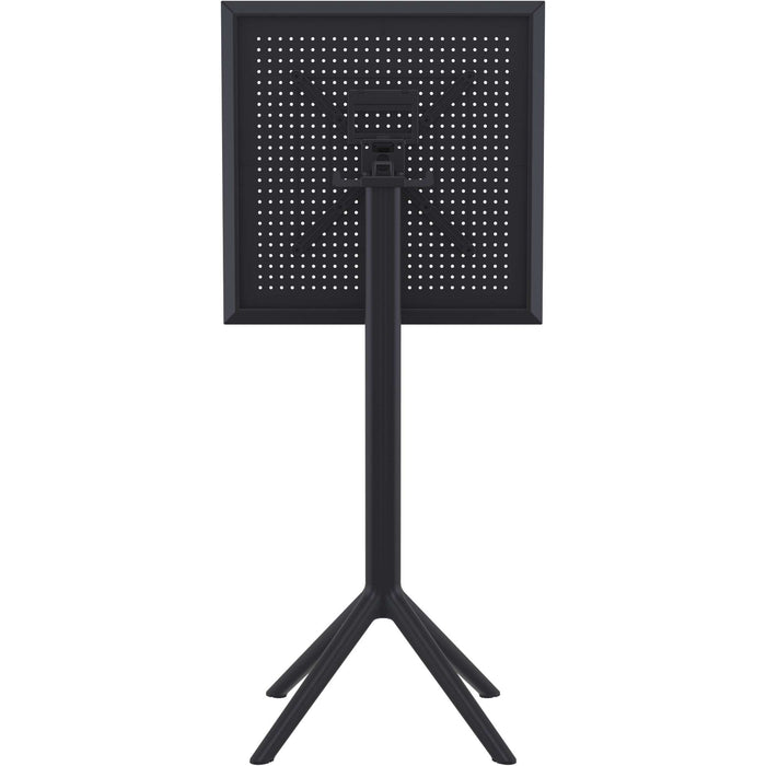 Siesta Sky Folding BAR Table 60 Square - Black