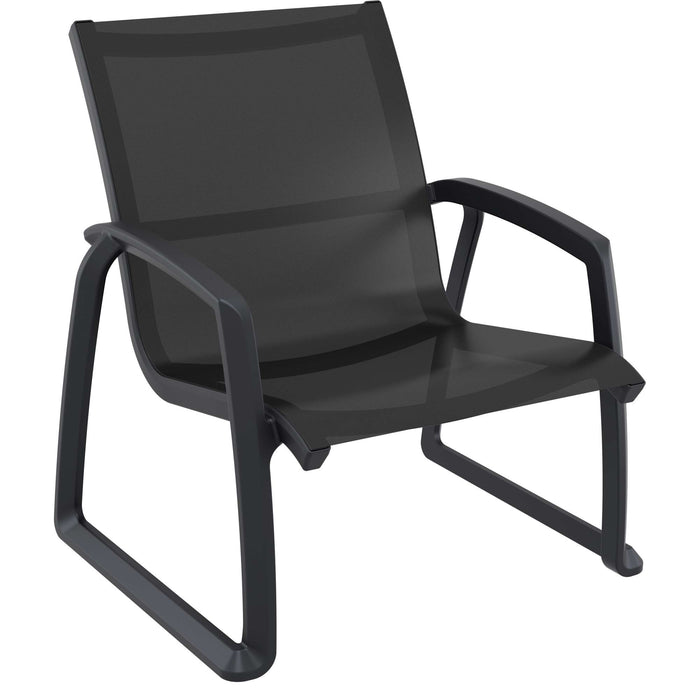 Siesta Pacific Lounge Arm Chair - Black
