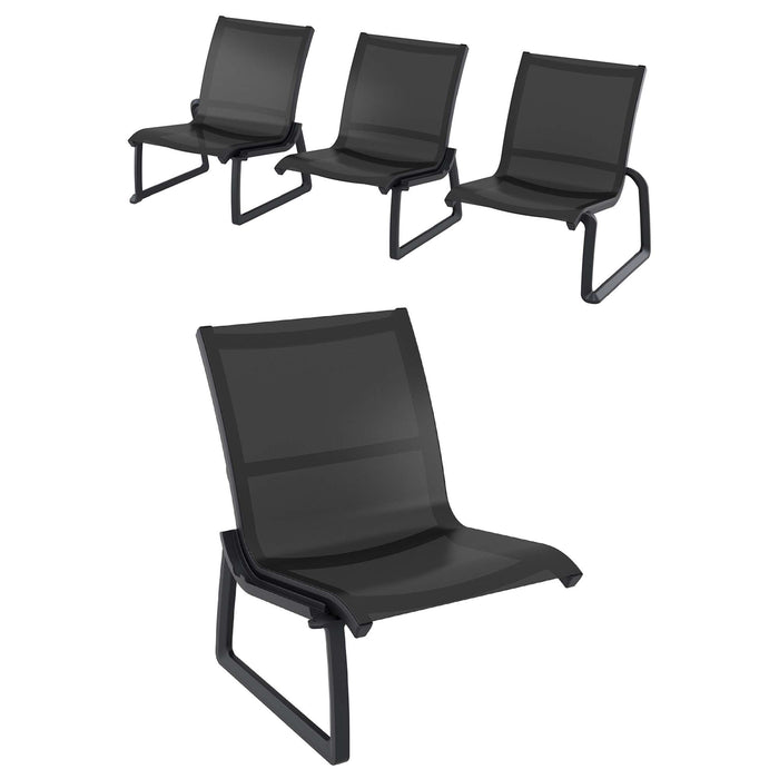 Siesta Pacific Lounge Extension Part - Black