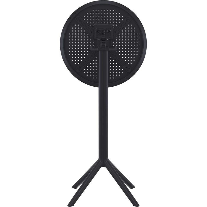 Siesta Sky Folding BAR Table 60 Round - Black