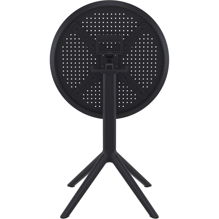 Siesta Sky Folding Table 60 Round - Black