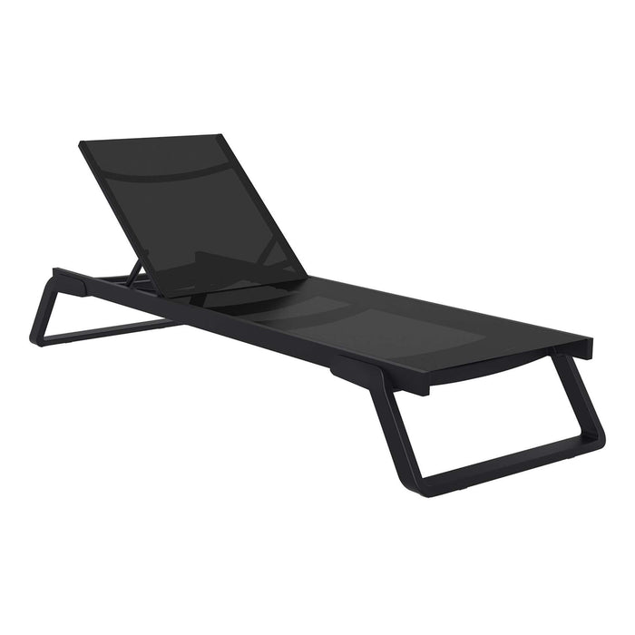 Siesta Tropic Sun Lounger Black