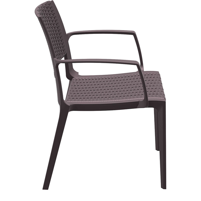Siesta Capri Arm Chair - Chocolate