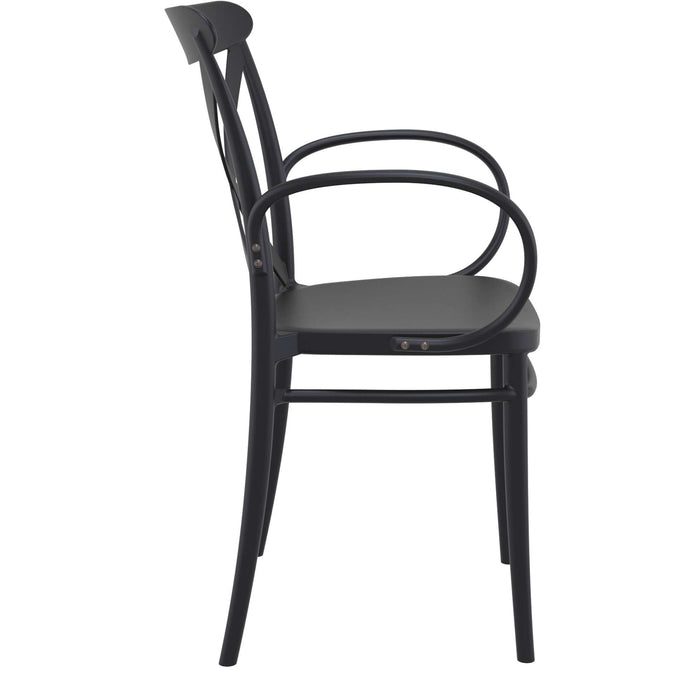 Siesta Cross XL Arm Chair - Black