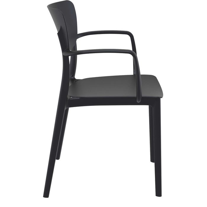 Siesta Lisa Arm Chair - Black