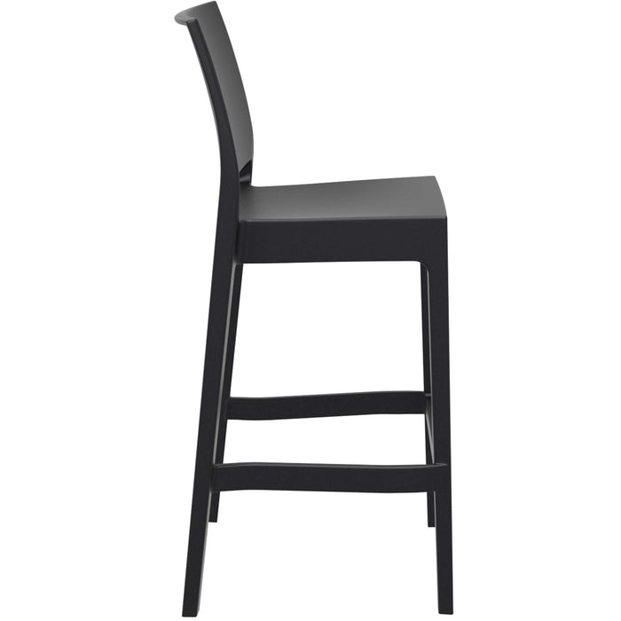 Siesta Maya Bar Stool 75cm (Dry Bar Height) (Dry Bar Height) - Black