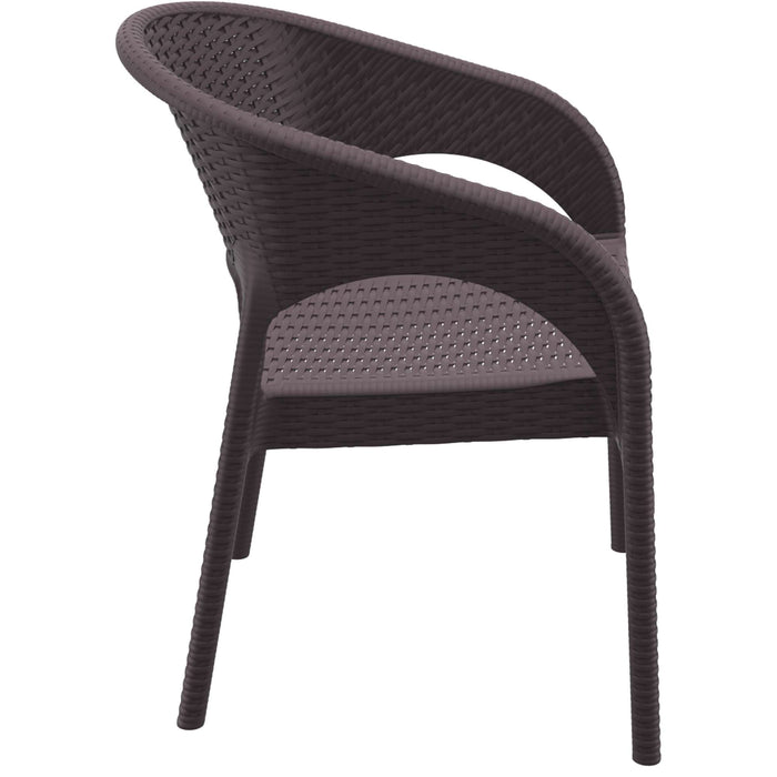 Siesta Panama Arm Chair - Chocolate