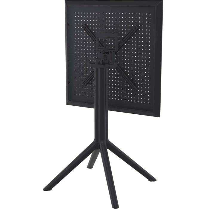 Siesta Sky Folding Table 60 Square - Black