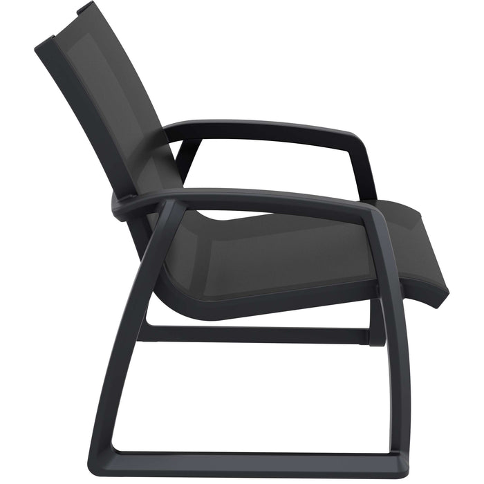 Siesta Pacific Lounge Arm Chair - Black