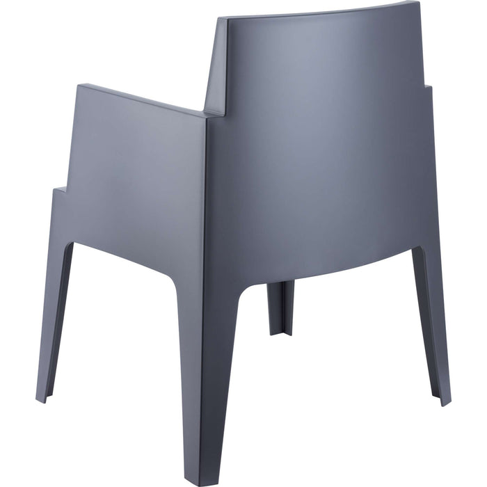 Siesta Box Arm Chair - Anthracite
