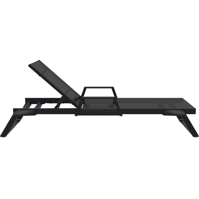 Siesta Tropic  Sun Lounger - Arm Set Black