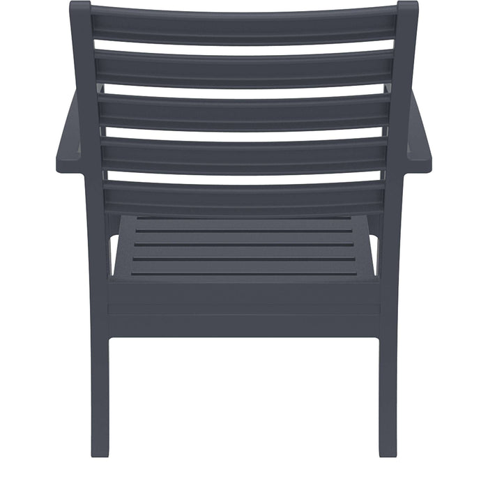Siesta Artemis XL Arm Chair - Anthracite with Beige Seat Cushion