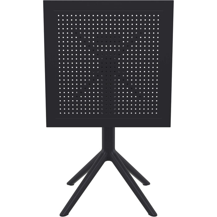 Siesta Sky Folding Table 60 Square - Black