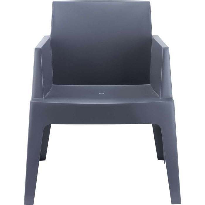 Siesta Box Arm Chair - Anthracite