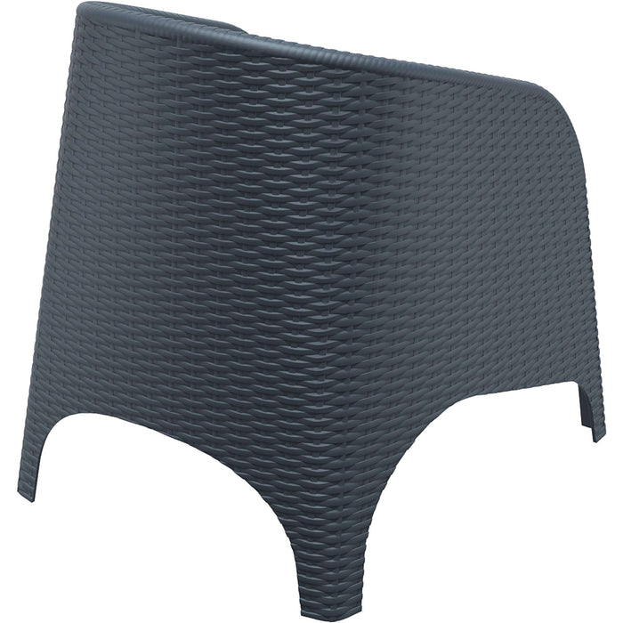 Siesta Aruba Arm Chair - Anthracite with Beige Cushion