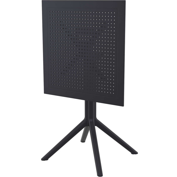 Siesta Sky Folding Table 60 Square - Black