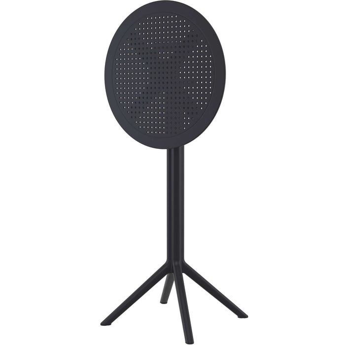 Siesta Sky Folding BAR Table 60 Round - Black