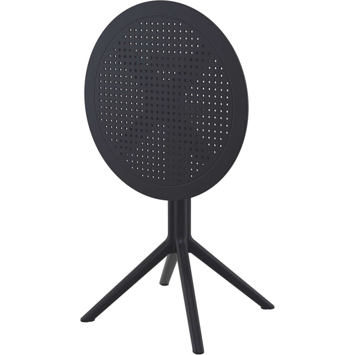 Siesta Sky Folding Table 60 Round - Black
