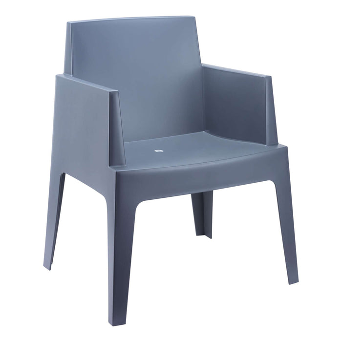 Siesta Box Arm Chair - Anthracite