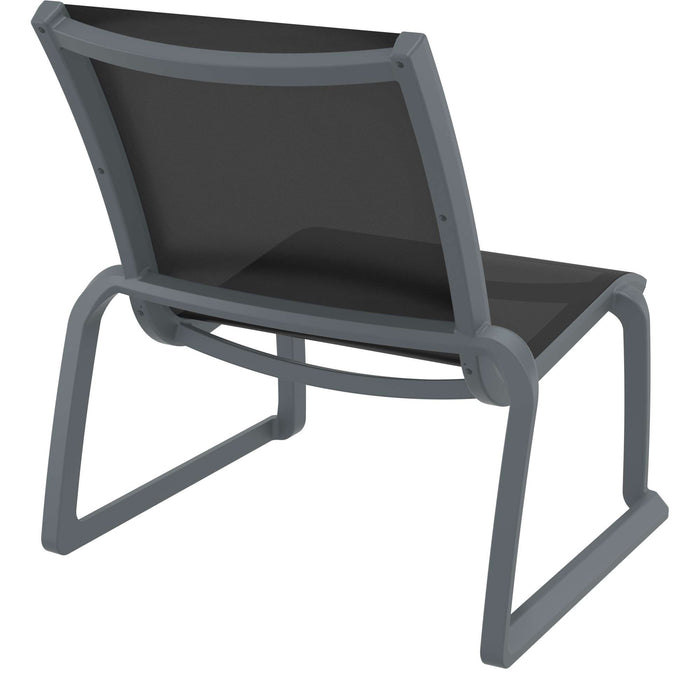 Siesta Pacific Lounge Chair - Anthracite/Black