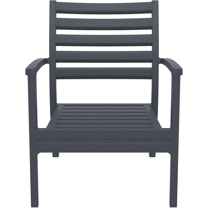 Siesta Artemis XL Arm Chair - Anthracite with Beige Seat Cushion