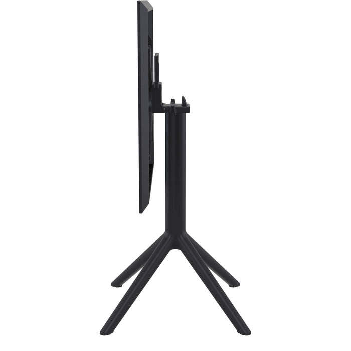Siesta Sky Folding Table 60 Square - Black