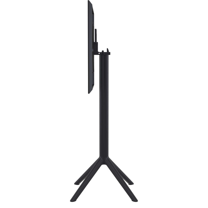 Siesta Sky Folding BAR Table 60 Square - Black