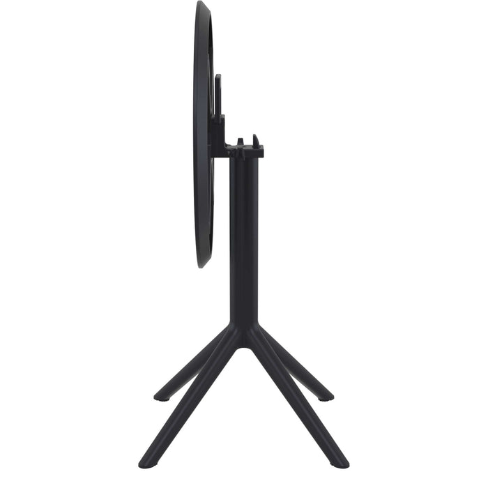Siesta Sky Folding Table 60 Round - Black
