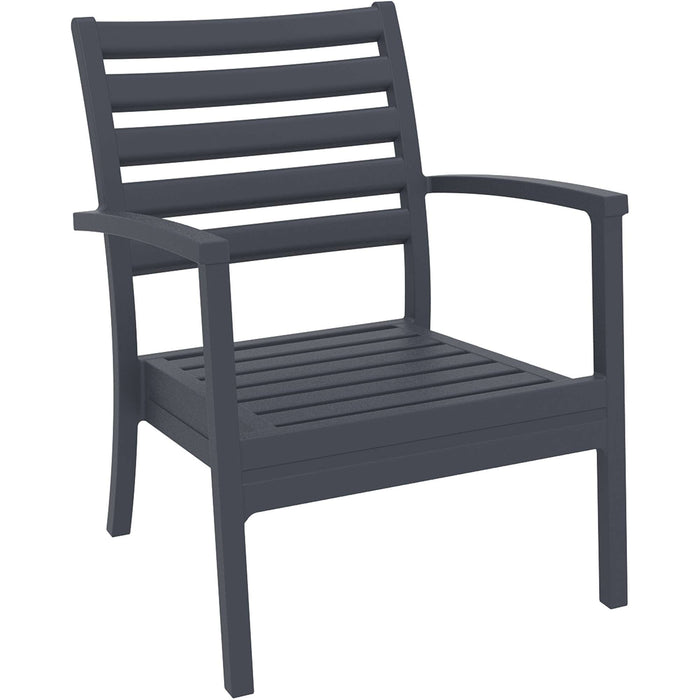 Siesta Artemis XL Arm Chair - Anthracite with Beige Seat Cushion