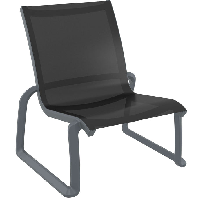 Siesta Pacific Lounge Chair - Anthracite/Black