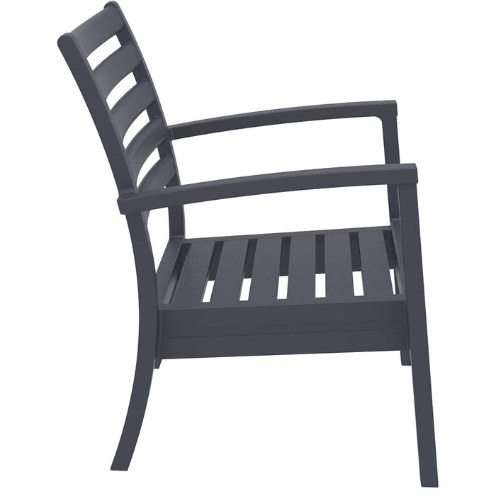 Siesta Artemis XL Arm Chair - Anthracite with Beige Seat Cushion