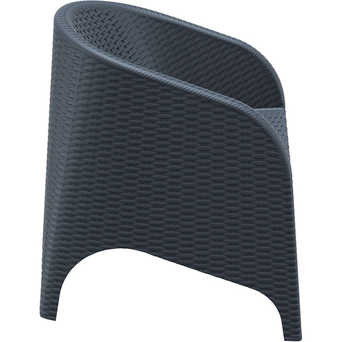 Siesta Aruba Arm Chair - Anthracite with Beige Cushion