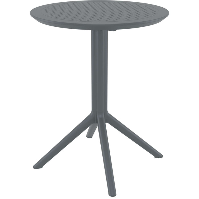 Siesta Sky Folding Table 60 Round - Anthracite