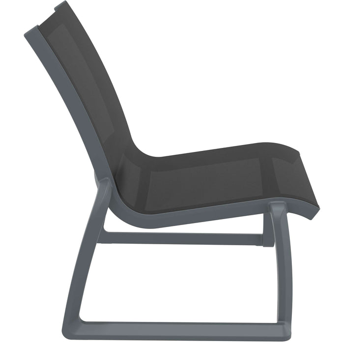Siesta Pacific Lounge Chair - Anthracite/Black