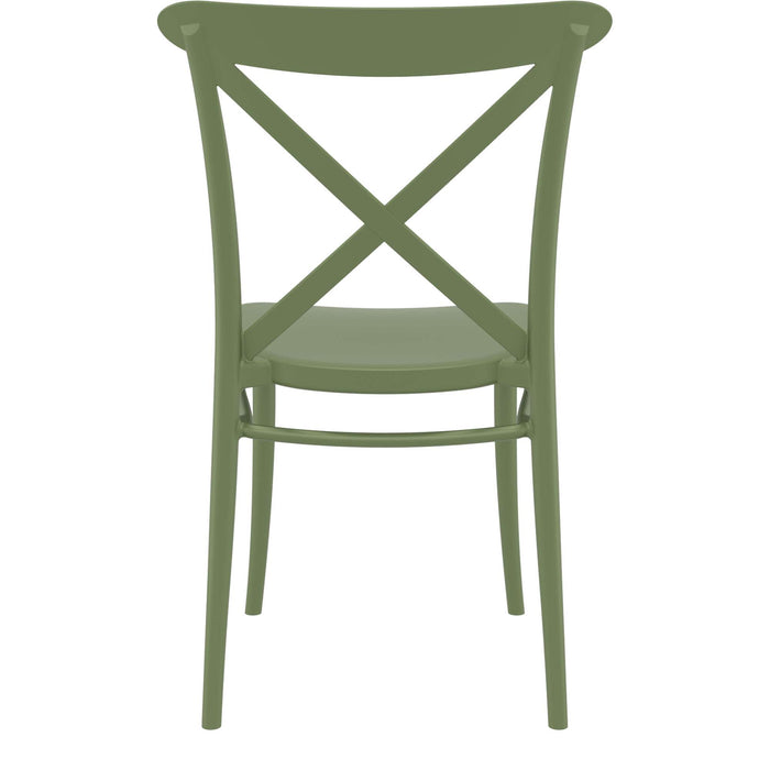Siesta Cross Chair - Olive Green