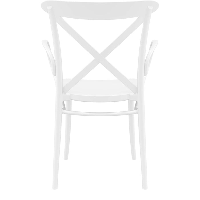 Siesta Cross XL Arm Chair - White