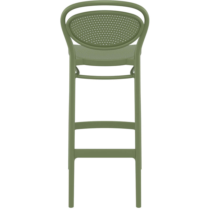 Siesta Marcel Bar Stool 75cm (Dry Bar Height) - Olive Green