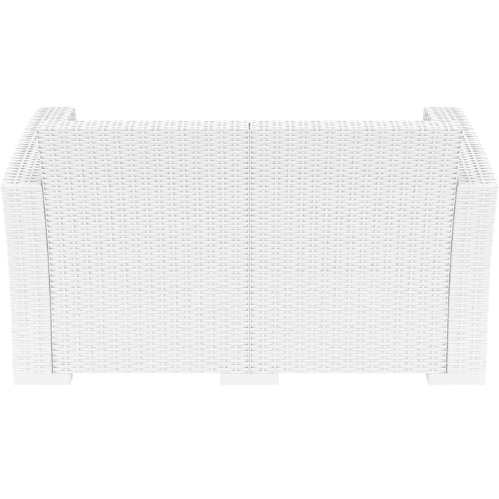 Siesta Monaco Lounge Sofa - White - No cushion