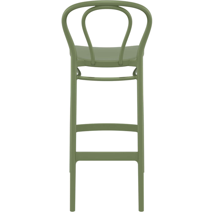 Siesta Victor Bar Stool 75cm (Dry Bar Height) - Olive Green