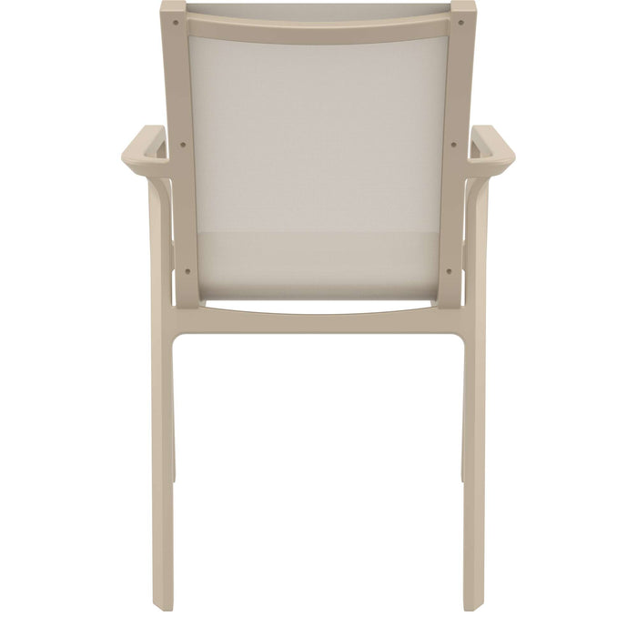 Siesta Pacific Arm Chair - Taupe/Taupe