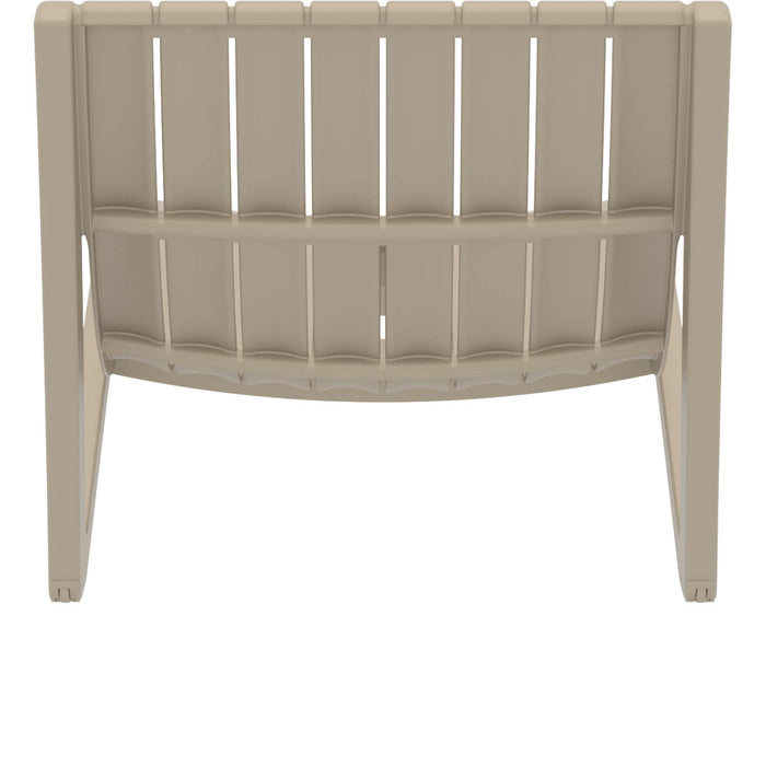 Siesta Slim Sun Lounger - Taupe