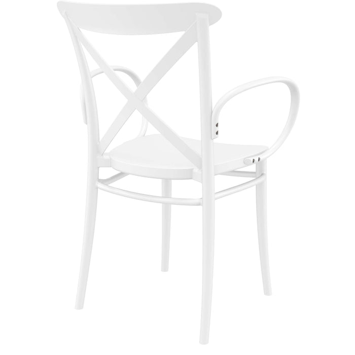 Siesta Cross XL Arm Chair - White