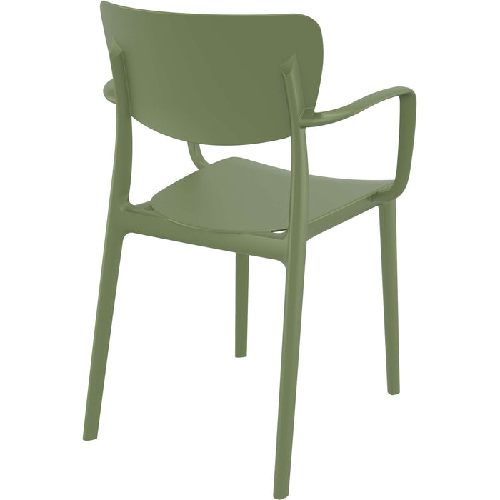 Siesta Lisa Arm Chair - Olive Green