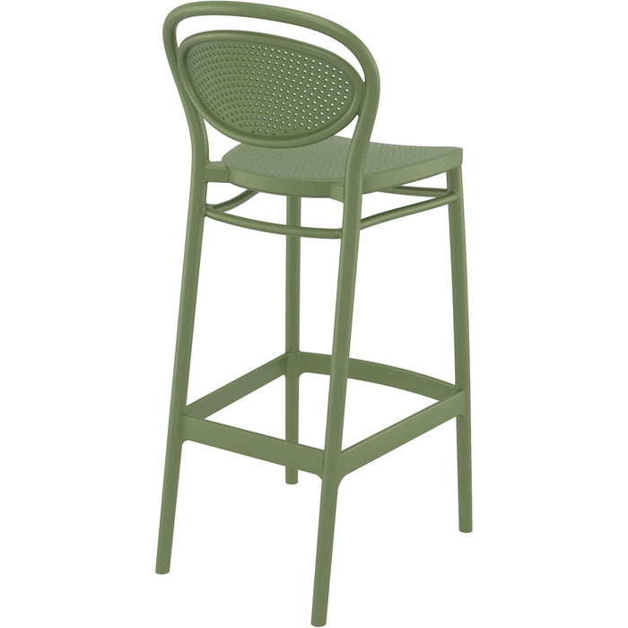 Siesta Marcel Bar Stool 75cm (Dry Bar Height) - Olive Green