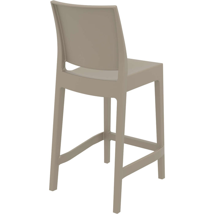 Siesta Maya Bar Stool  65cm (Counter Height) - Taupe
