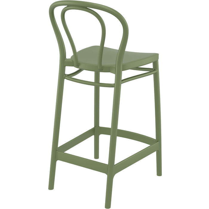 Siesta Victor Bar Stool 65cm (Counter Height) - Olive Green